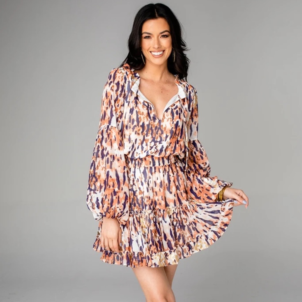 Buddy Love ZOZO ELASTIC WAIST MINI DRESS - MONACO